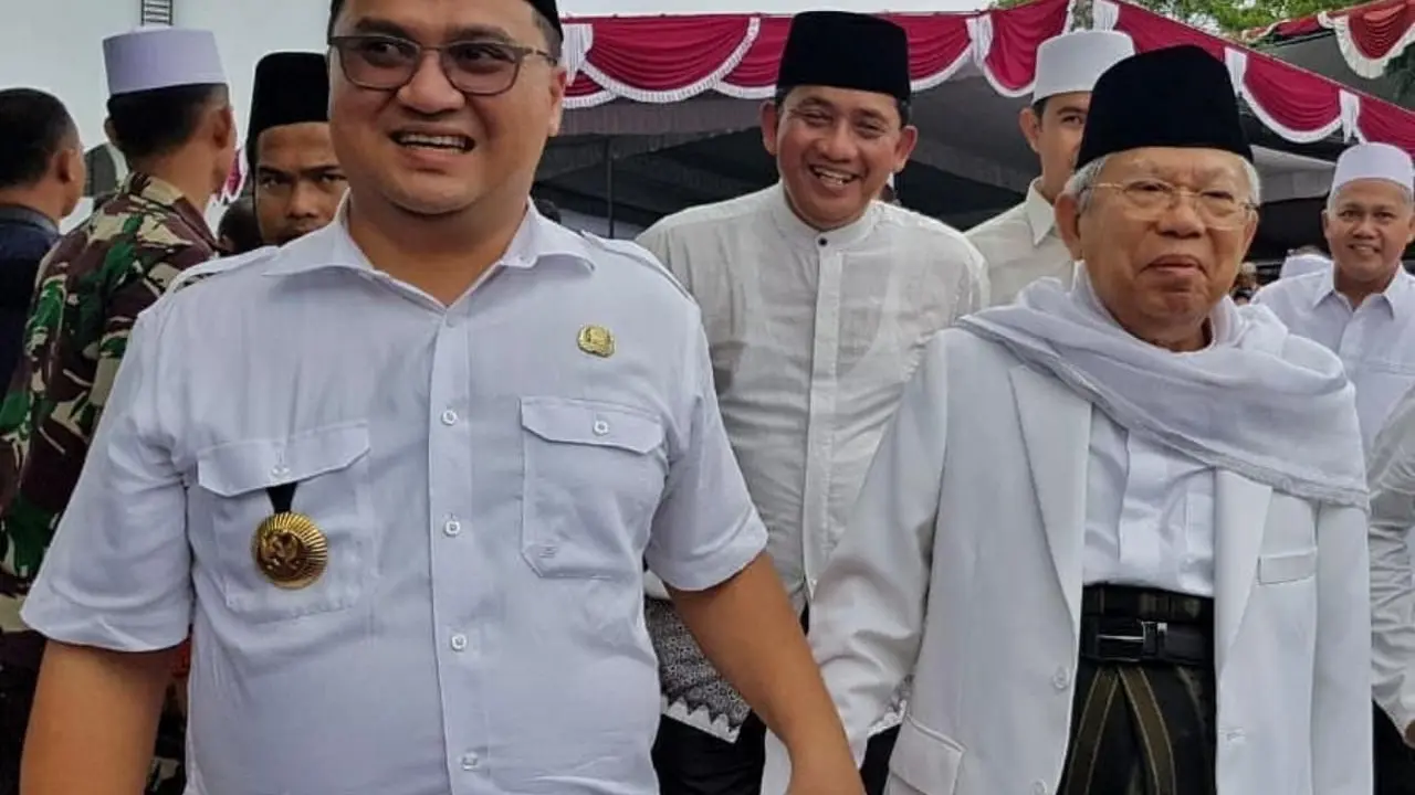 Erzaldi Rosman dan Wakil Presiden Republik Indonesia K.H. Ma’ruf Amin (Istimewa)