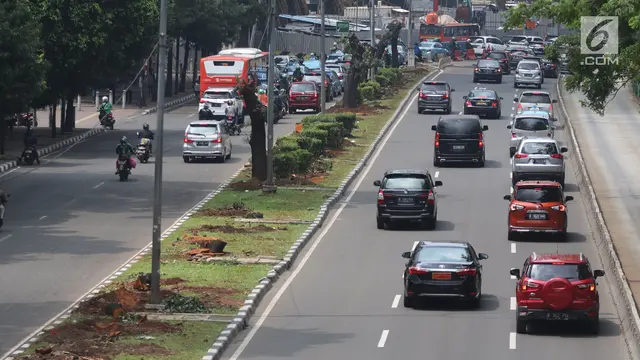 Ratusan Pohon Dipindahkan dari Sudirman-Thamrin