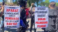 Demo Desak Bupati Pati Mundur dan Janji Polisi Tangkap Pelaku Kekerasan (Foto: Arief Pramono/Liputan6.com)