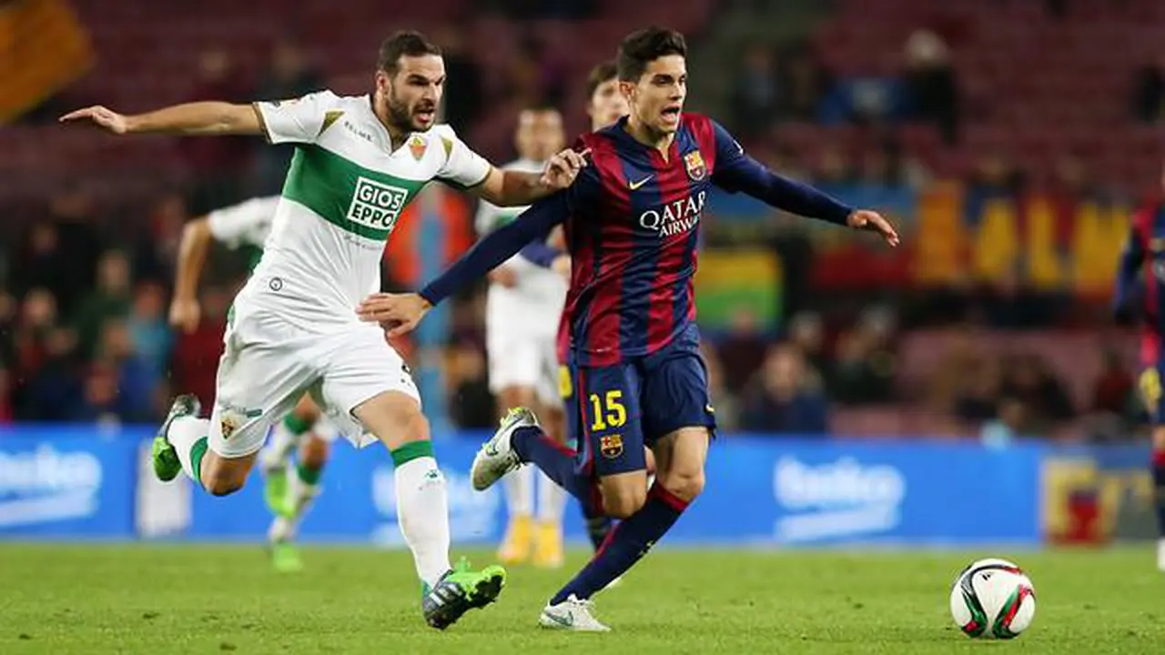 susunan pemain Elche vs Barcelona