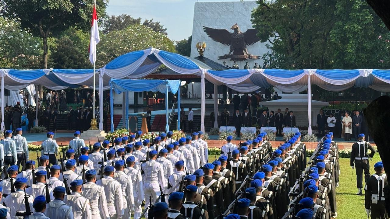 VIDEO: Panglima Kopassus & Barisan Jenderal TNI-Polri Hormat Prabowo di Hari Kesaktian Pancasila