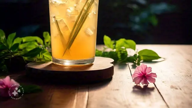 teh daun sereh serai