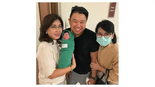 7 Potret Anak Kedua Jill Gladys yang Baru Lahir, Menggemaskan