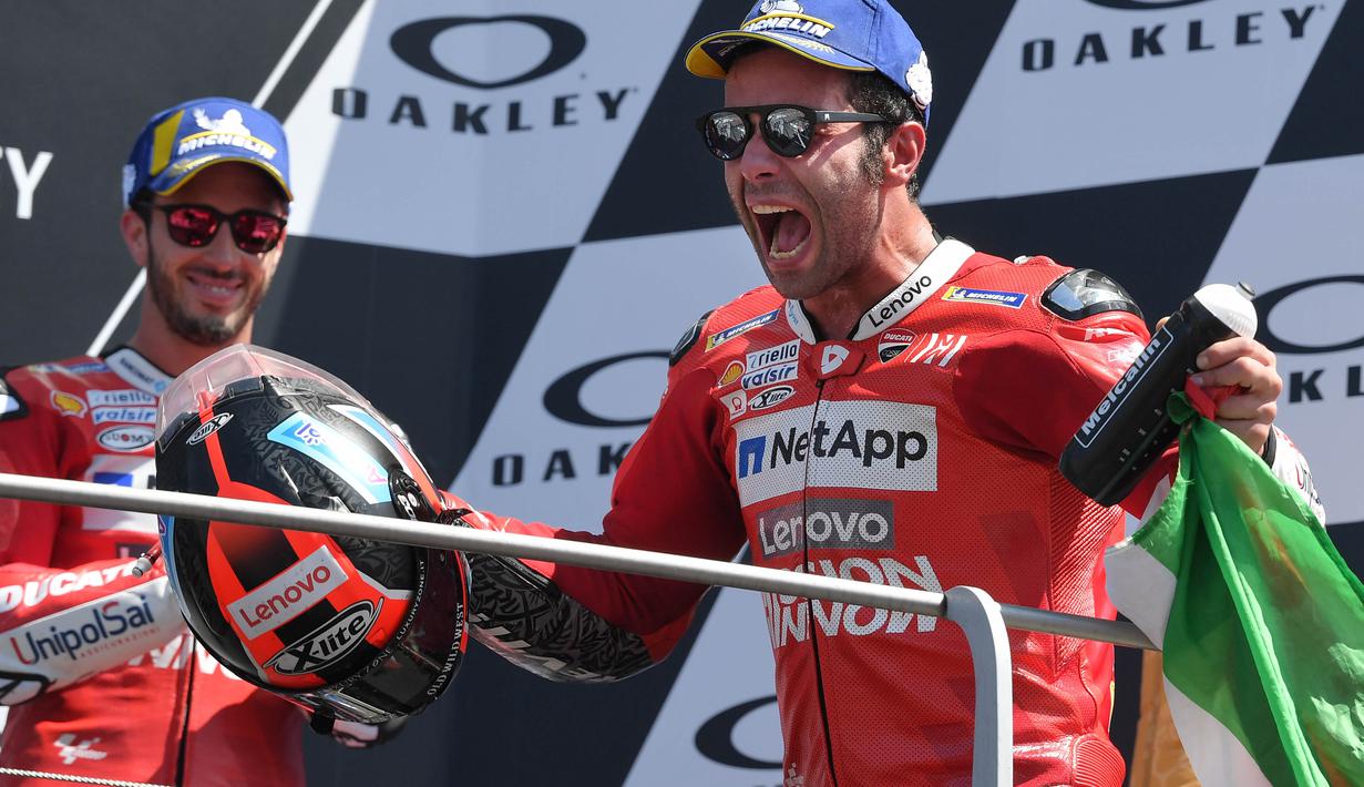 3. Danilo Petrucci (Ducati) - 108 poin. (AFP/Tiziana Fabi)