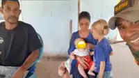 Viral Warga Asli Maluku Punya Tiga Anak Berparas Bule, Keturunan Nenek Moyang
