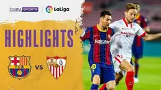 Berita video highlights pekan kelima Liga Spanyol 2020/2021 antara Barcelona melawan Sevilla yang berakhir dengan skor imbang 1-1, Senin (5/10/2020) dinihari WIB.