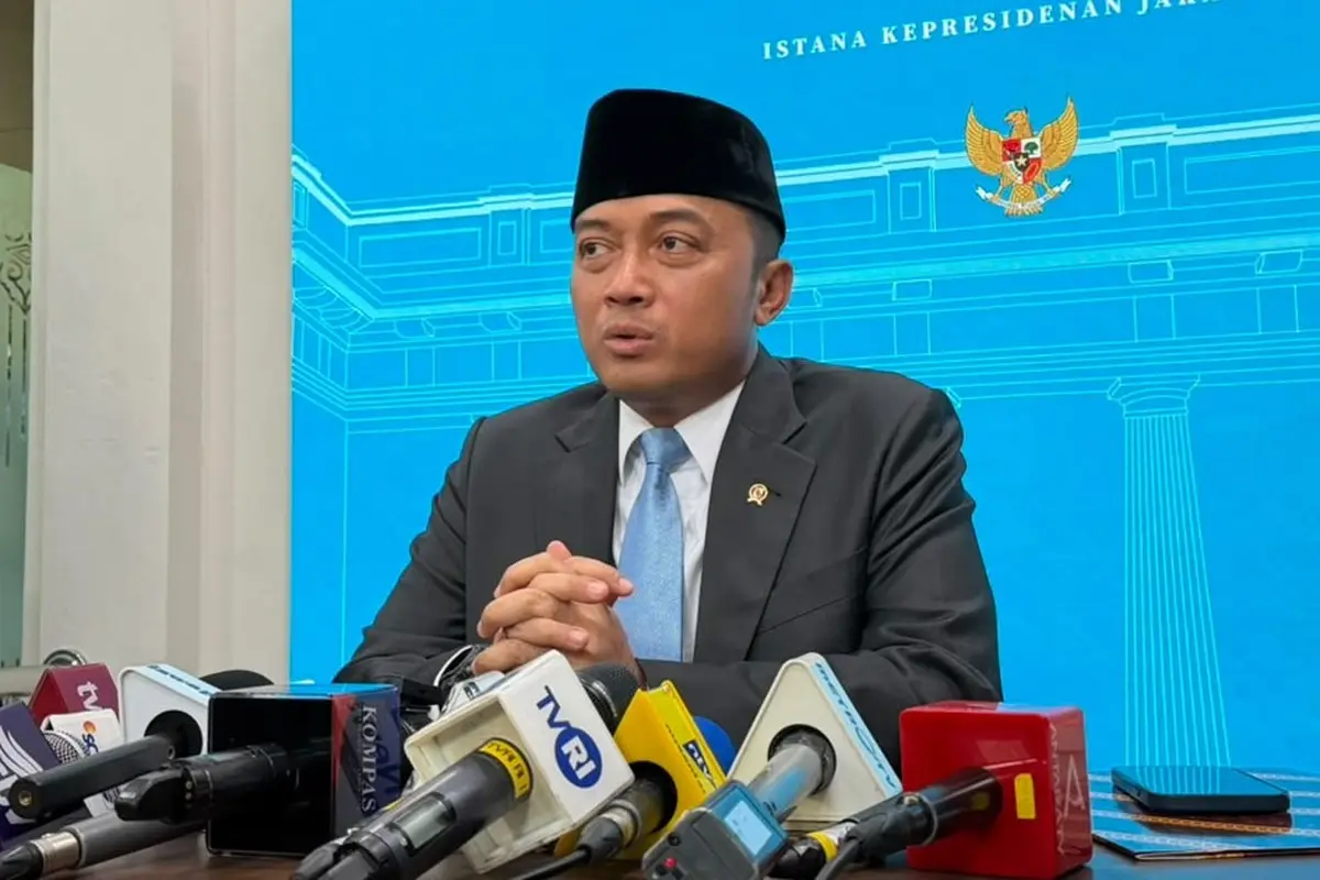 Menteri Sekretaris Negara (Mensesneg) Prasetyo Hadi di Kompleks Istana Kepresidenan Jakarta.