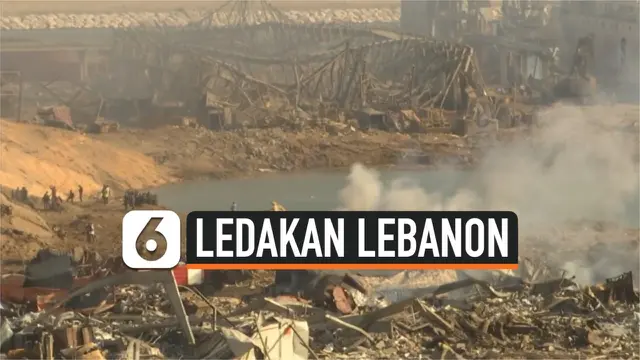 VIDEO: Ledakan di Lebanon Tinggalkan Kawah Berdiameter Besar