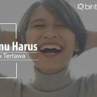 Mulai sekarang harus lebih banyak tertawa ya! (Foto: Daniel Kampua, Digital Imaging: Nurman Abdul Hakim/Bintang.com)