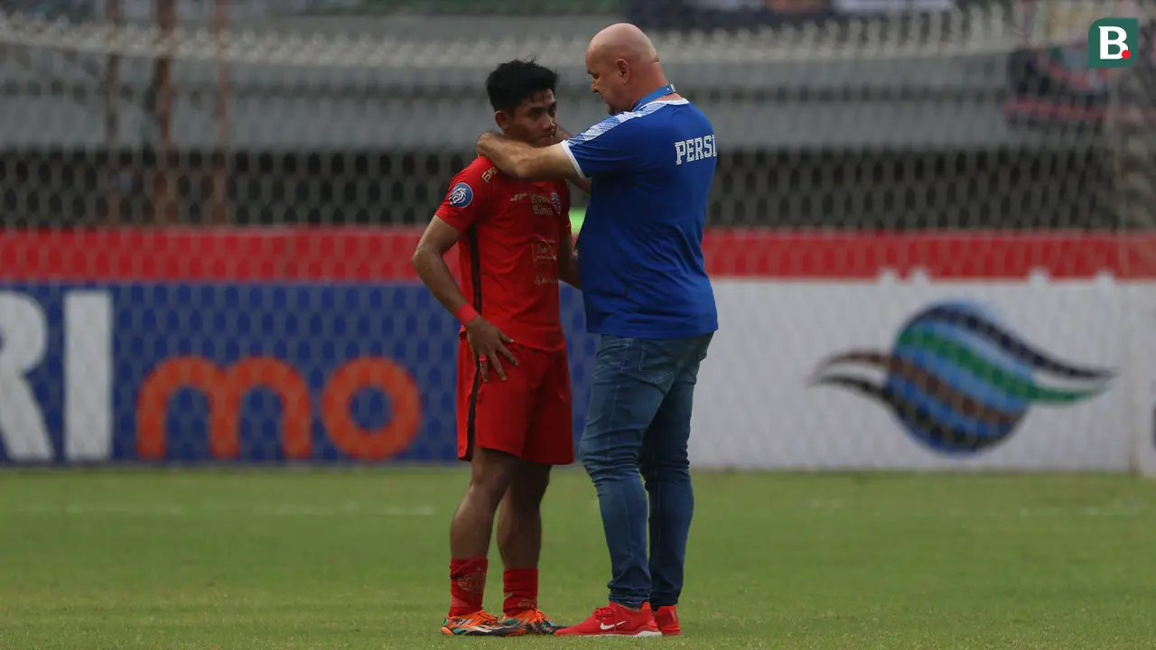 Ekspresi Pemain Persija Jakarta Setelah Pertandingan Melawan Persib Bandung