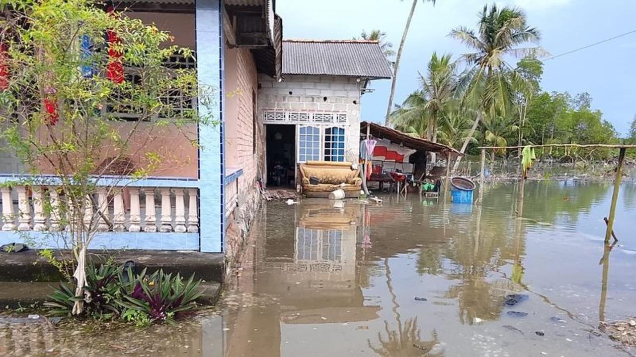 Ratusan Rumah Warga Terdampak Banjir Rob Bangka, BPBD Lakukan Pemantauan Intensif