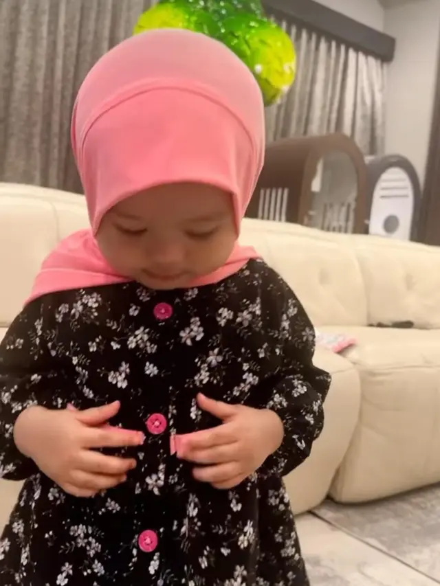 Ameena Anak Atta Halilintar saat Mengenakan Hijab