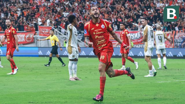 Foto: Wajah Lesu Pemain Persija Setelah Ditahan Imbang Dewa United di BRI Super League