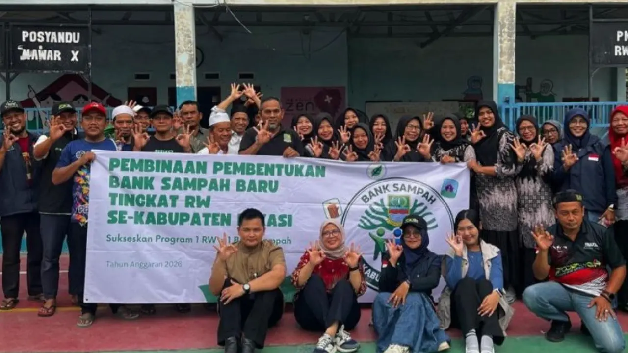 Tim Pengendalian dan Pengelolaan Persampahan Dinas Lingkungan Hidup Kabupaten Bekasi.
