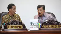Joko Widodo dan Jusuf Kalla (Liputan6.com/Faizal Fanani)