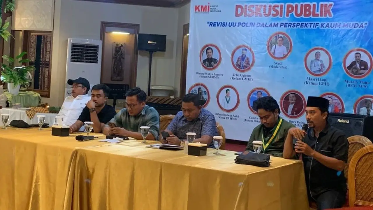Diskusi publik bertema "Revisi UU Polri dalam Perspektif Kaum Muda", Kamis 11 Juli 2024. (Istimewa)