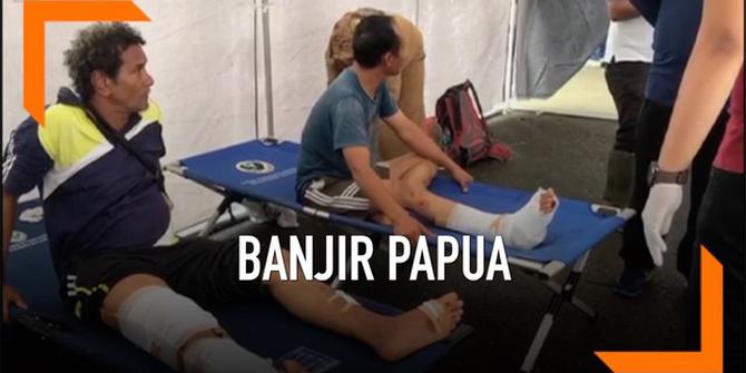 VIDEO: Pos Kesehatan Didirikan untuk Korban Banjir Papua
