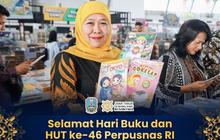 Gubernur Khofifah Ajak Masyarakat Jadikan Budaya Membaca Jatim sebagai Gaya Hidup