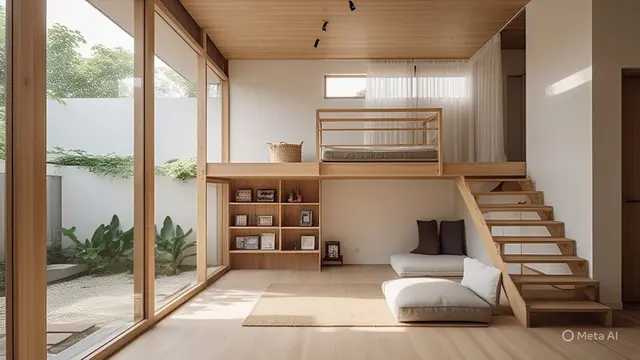Desain Rumah Mezzanine Minimalis