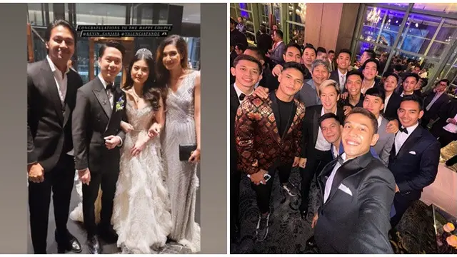 6 Momen Resepsi Mewah Kevin Sanjaya dan Valencia Tanoesoedibjo, Bertabur Bintang