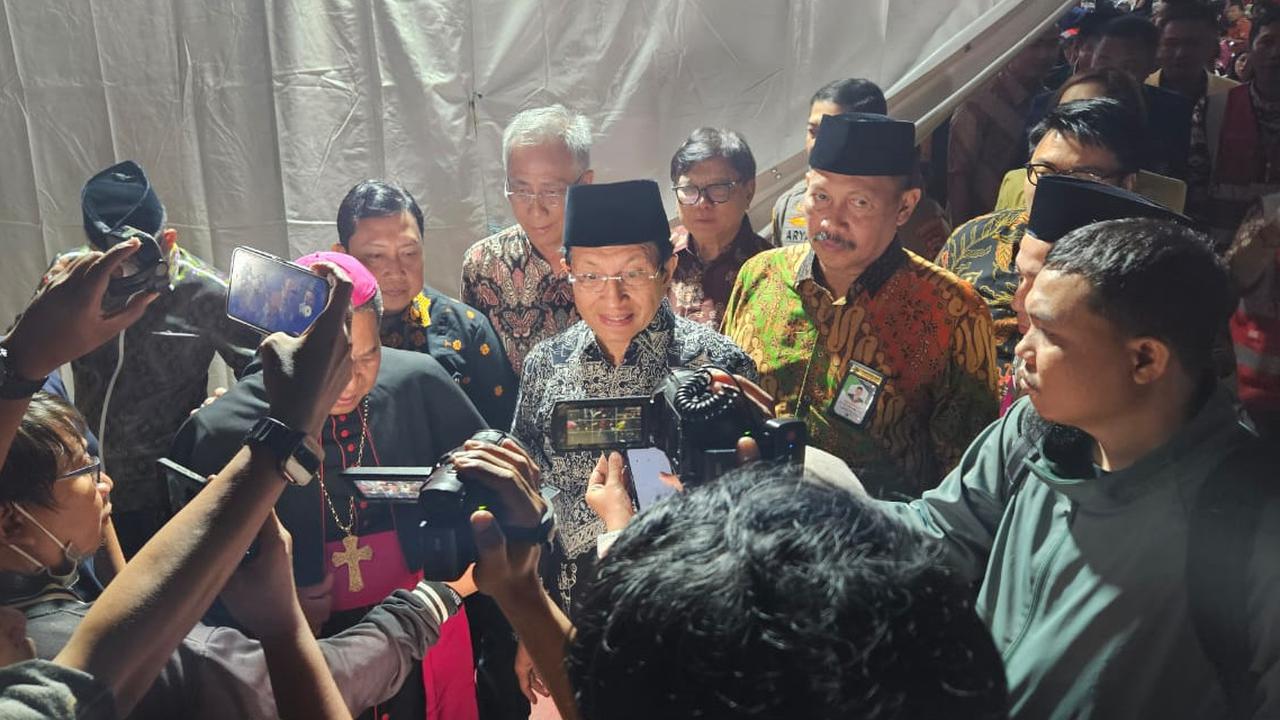 Resmikan Gedung Katedral Makassar, Menag Nasaruddin: Rumah Ibadah Harus Megah Dibandingkan Rumah Maksiat