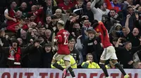 Amad Diallo menentukan nasib Manchester United ke semifinal Piala FA (AP)