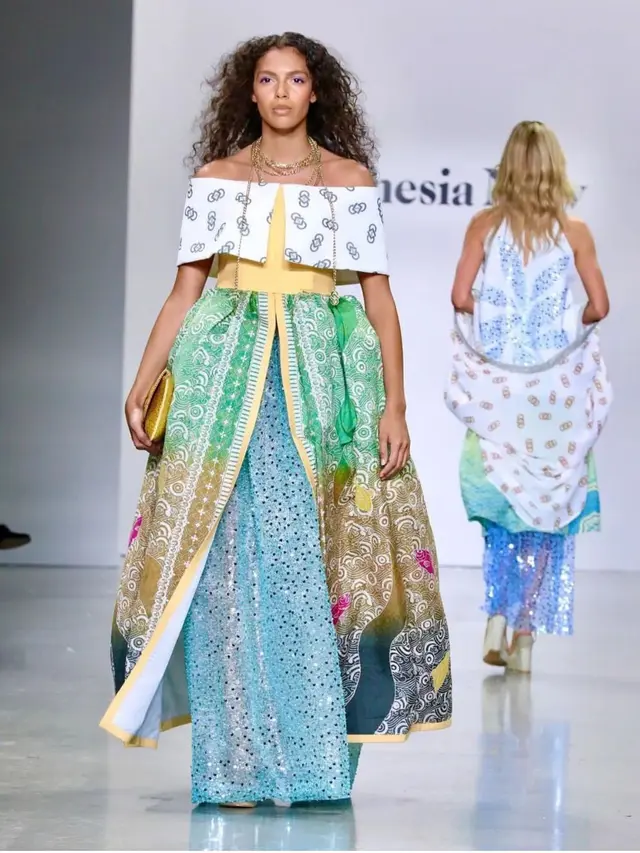 Batik Coreta Louise Ditampilkan di acara Gala di Woodrow Wilson House Exhibition & Gala Washington DC, Amerika Serikat. dok. Coreta Louise