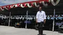 Jokowi yang tiba di ibukota Sulsel pada Sabtu (10/5/14) sore, telah menyempatkan untuk berkunjung ke rumah orang tua Gubernur Sulawesi Selatan Syahrul Yasin Limpo. (Liputan6.com/Herman Zakharia)