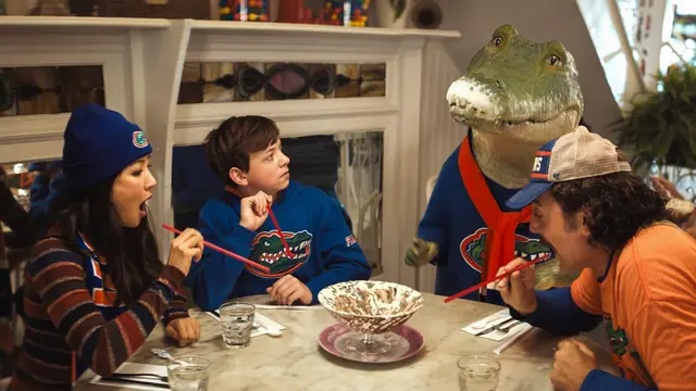 Salah satu adegan film Lyle Lyle Crocodile. (Foto: Dok. Columbia Pictures)