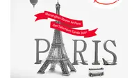 Bersama “Tanda Funtastrip” tidak hanya berlibur sendiri tapi juga bisa mengajak 2 anggota keluarganya secara gratis ke Paris.
