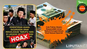 Cek Fakta: Hoaks Menag Nasaruddin Umar Sebut Korupsi Aman Asal Sesuai Syariah