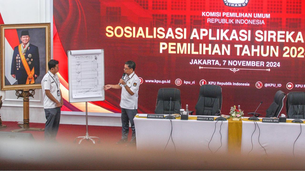 KPU sosialisasi apikasi Sirekap Mobile untuk Pilkada 2024