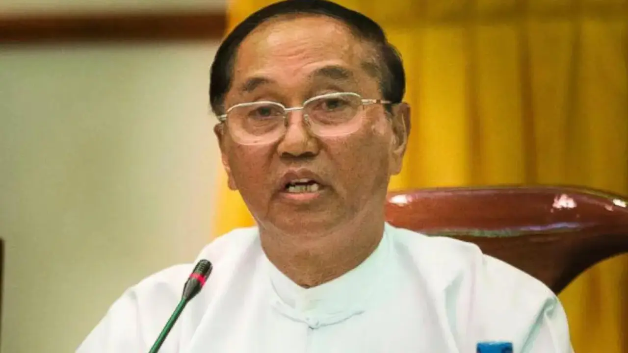 Presiden Myanmar Myint Swe meninggal dunia pada Kamis (7/8/2025) di Naypyidaw setelah lebih dari satu tahun berjuang melawan gangguan neurologis dan penyakit neuropati perifer (Dok. AP).