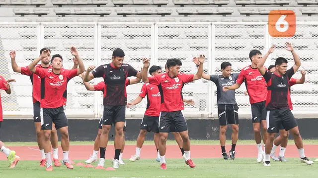 Latihan Timnas Indonesia U-22