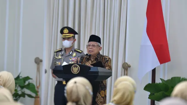 Pembukaan Munas Persami oleh Wapres Ma'ruf Amin di Istana Wakil Presiden, Jakarta, Selasa (11/10/2022).