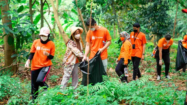 Shopee Cares mengadakan aktivitas pelestarian lingkungan