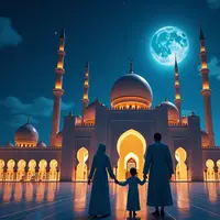 tata cara malam nisfu syaban ©Ilustrasi dibuat Stable Diffusion