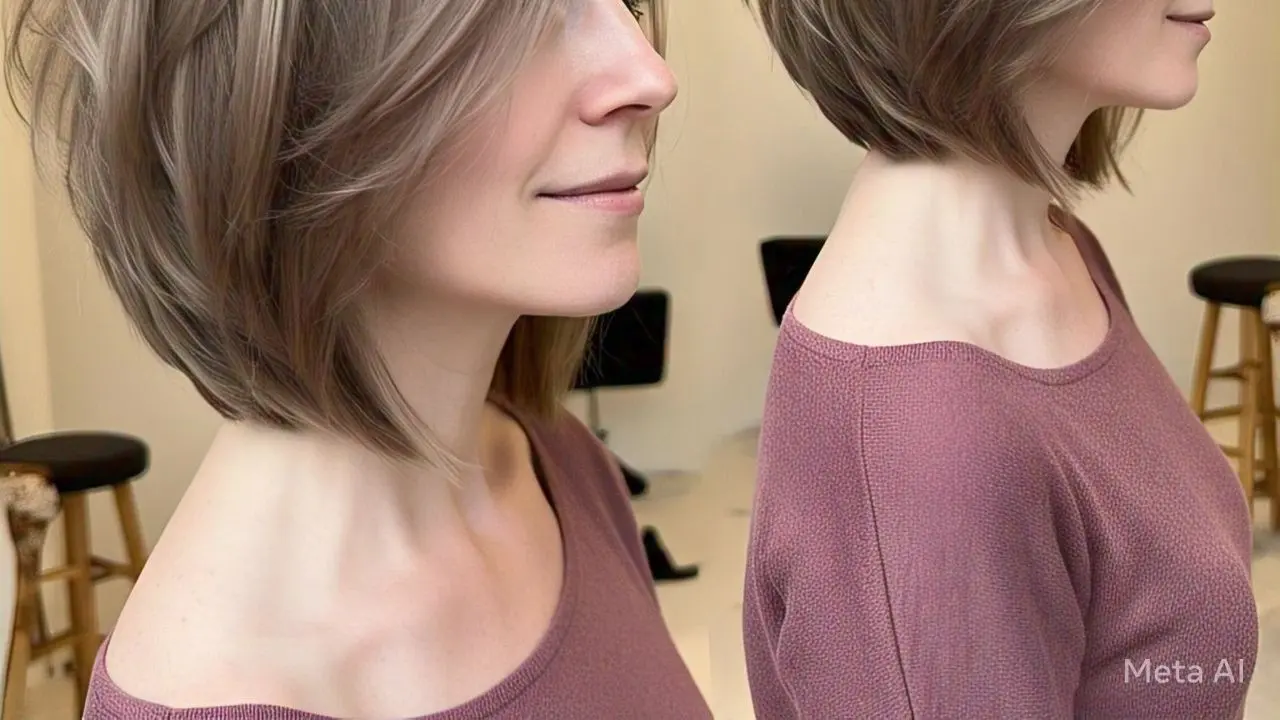 Asymmetrical Oval Bob