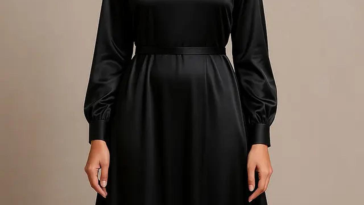 7 Model Gamis Hitam untuk Pesta Tren 2025 yang Elegan, Mewah dan Mudah Dipadukan