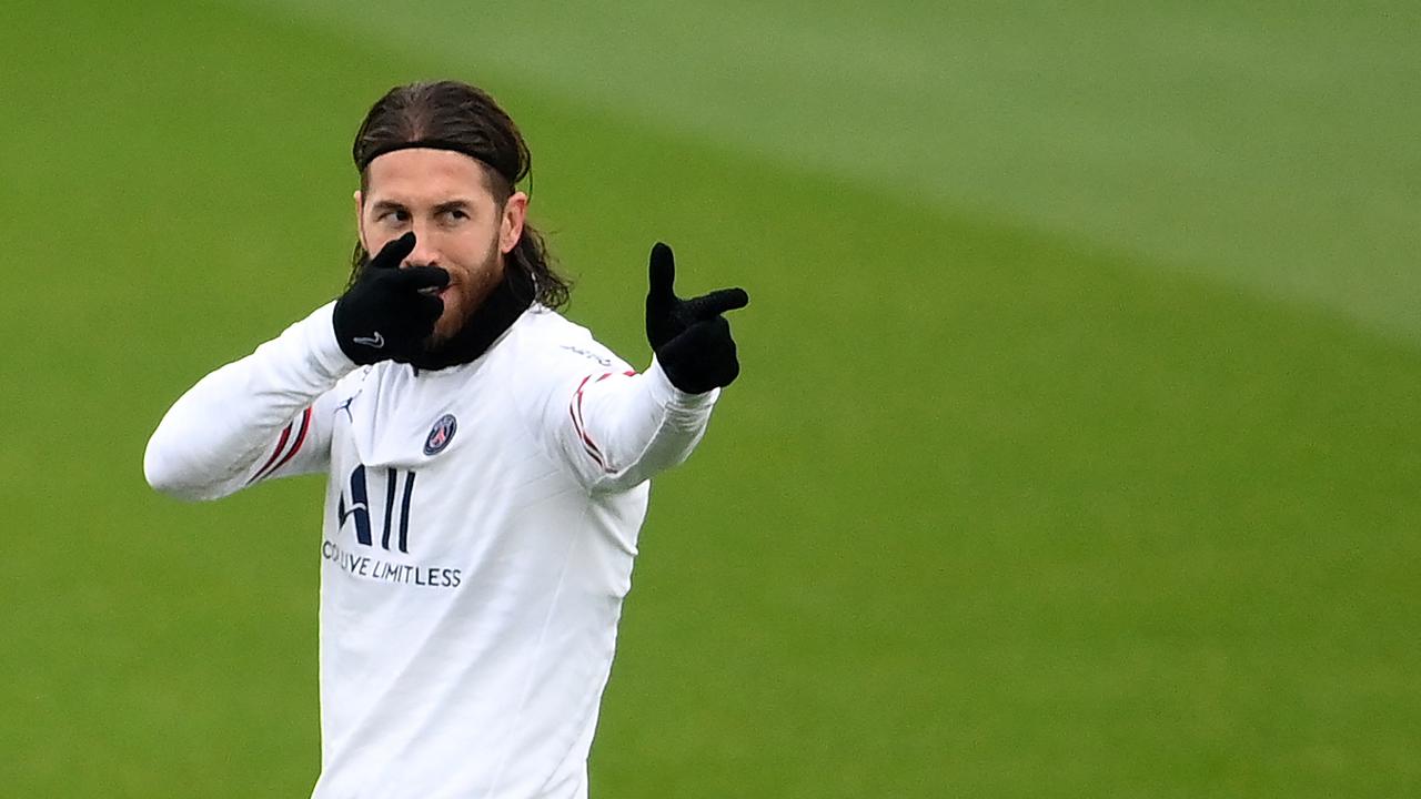 Foto: Dulu Musuh Bebuyutan, Kini Sergio Ramos Latihan Bareng Lionel Messi di PSG