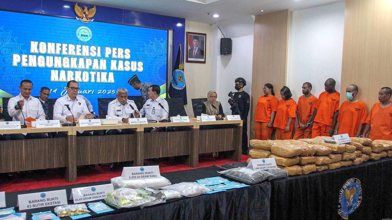 BNN amankan 60,19 kg narkoba dari 11 kasus
