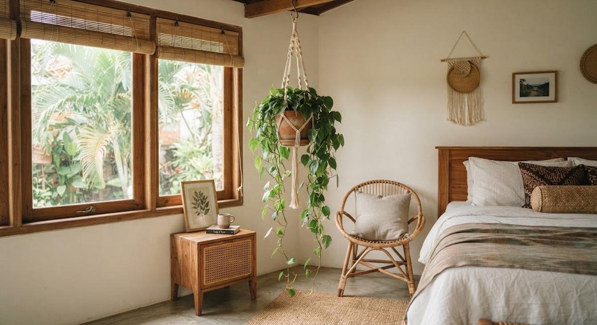 Tanaman yang tetap hidup di kamar dengan cahaya minim dan mudah dirawat untuk percantik ruangan model philodendron