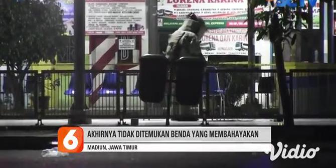 VIDEO: Tas dan Kardus Mencurigakan Ditemukan di Terminal Bus Madiun