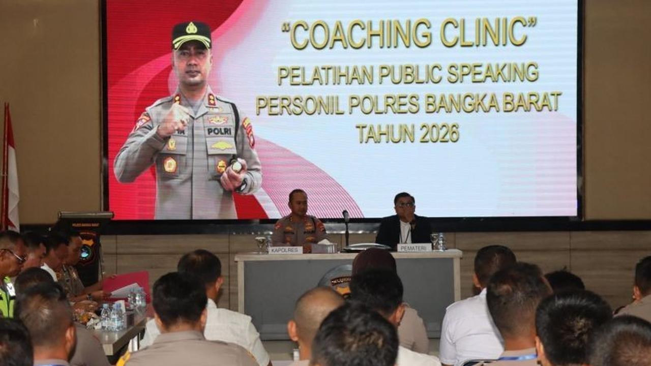 Tingkatkan Pelayanan, Polres Bangka Barat Gelar Pelatihan Komunikasi Humanis untuk Personel
