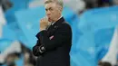 <p>'Kami bermain melawan tim yang memang pantas meraih kemenangan malam ini. Mereka bermain dengan intensitas dan kualitas yang nyata di babak pertama,'' kata Ancelotti usai laga, dikutip dari laman resmi Real Madrid. (AP Photo/Jon Super)</p>