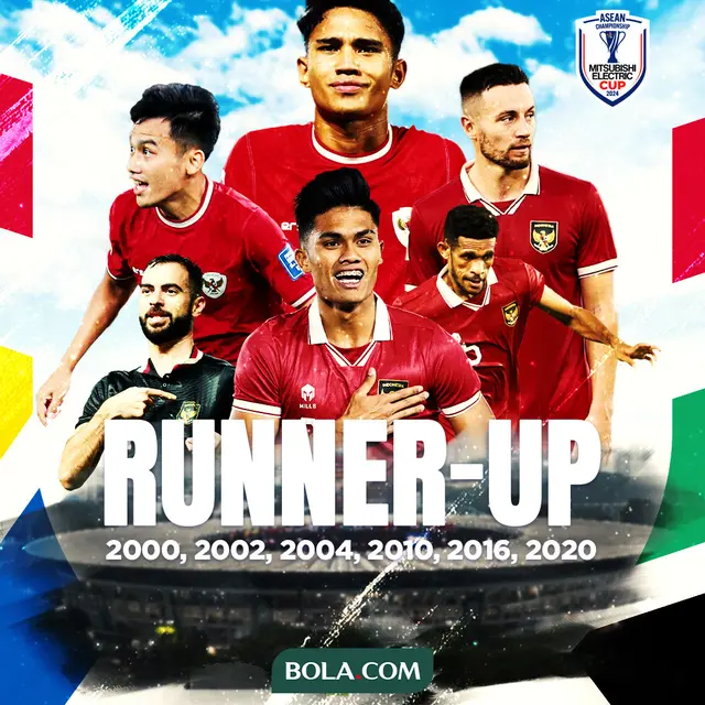 Timnas Indonesia - Ilustrasi AFF ASEAN Championship Spesialis Runner-Up