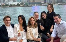 7 Potret Cantik Menawan Farah Quinn Rayakan Ulang Tahun ke-45, Tampil Elegan Di Kapal Pesiar Hong Kong