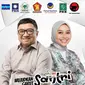 Abdusy Syakur Amin-Luthfianisa Putri Karlina (Santri) yang diusung koalisi gemuk tujuh partai dengan 36 kursi (72%) suara kursi di parlemen, plus partai buruh dan PBB, siap bersaing di Pilkada Garut 2024. (Liputan6.com/Jayadi Supriadin)