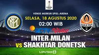 Semifinal Liga Europa Inter Milan vs Shakhtar Donetsk (Trie Yas/Liputan6.com)