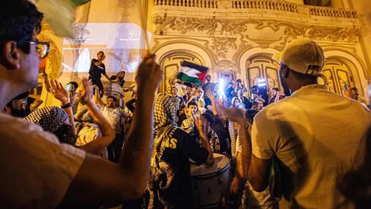 Kota-Kota Besar Eropa Demo Menentang Serangan Israel terhadap Kapal Global Sumud Flotilla ke Gaza
